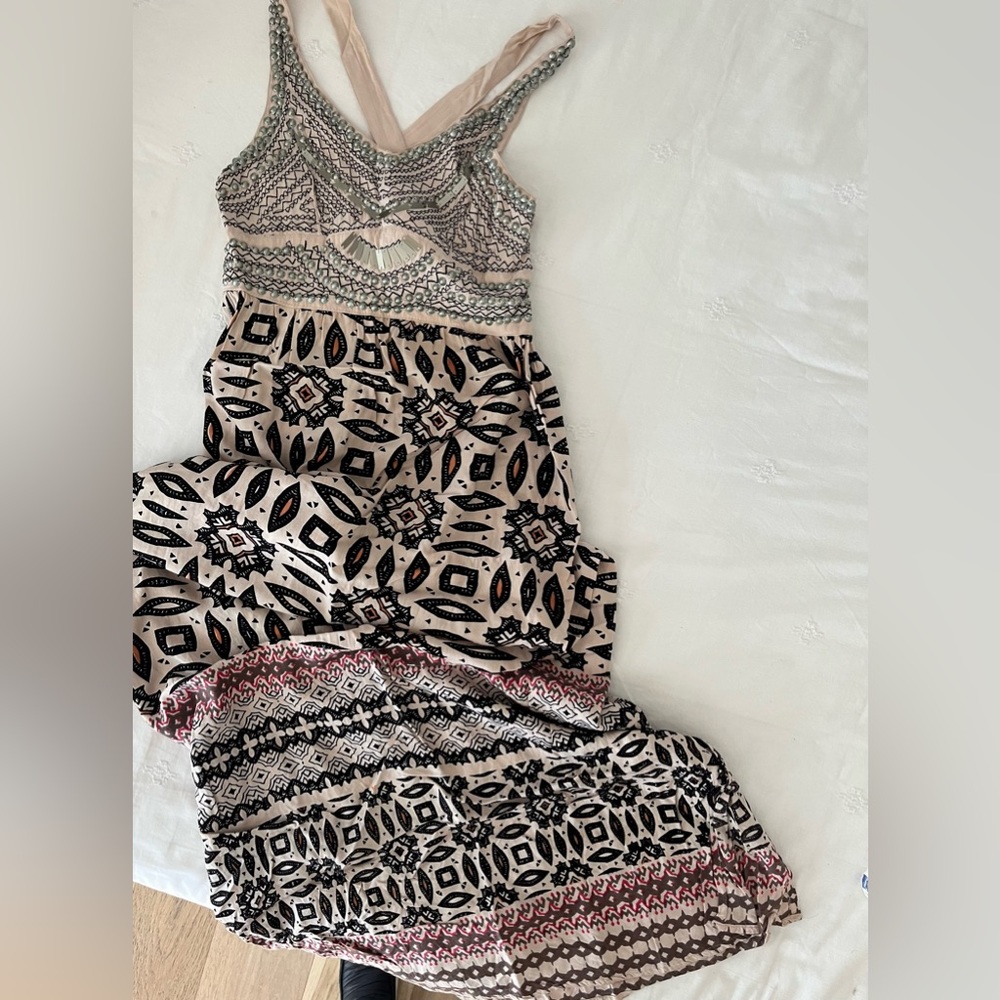 Beautiful, Flattering, Halter Neck Boho Maxi Sundress